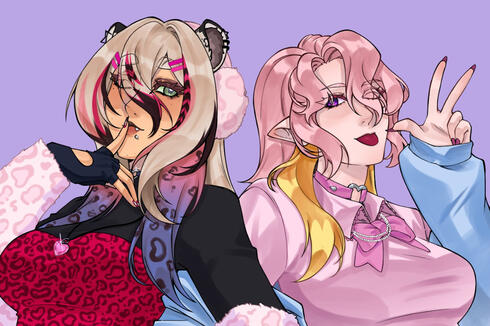 Pompu duo - bust Pompu duo - bust